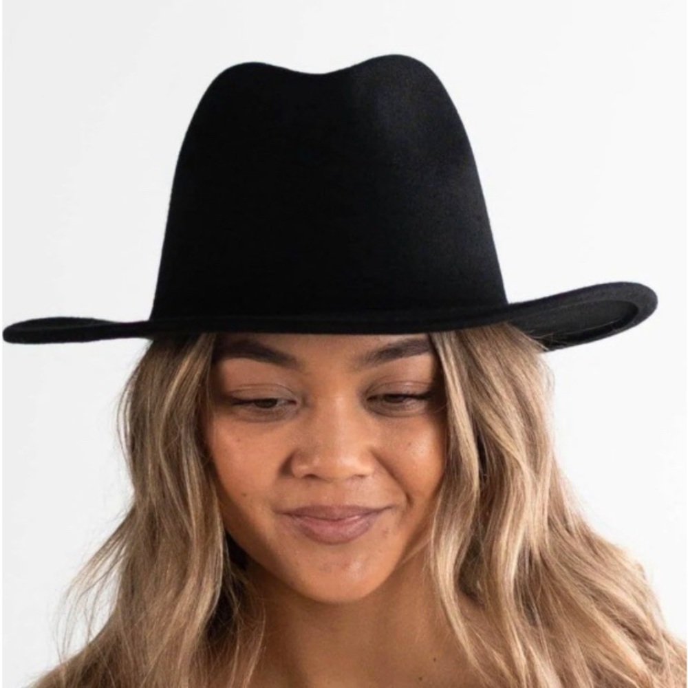 GIGI PIP Black Fedora Hat